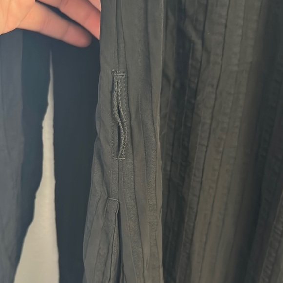 Everlane Black Button-Up Long dress - Picture 6 of 7